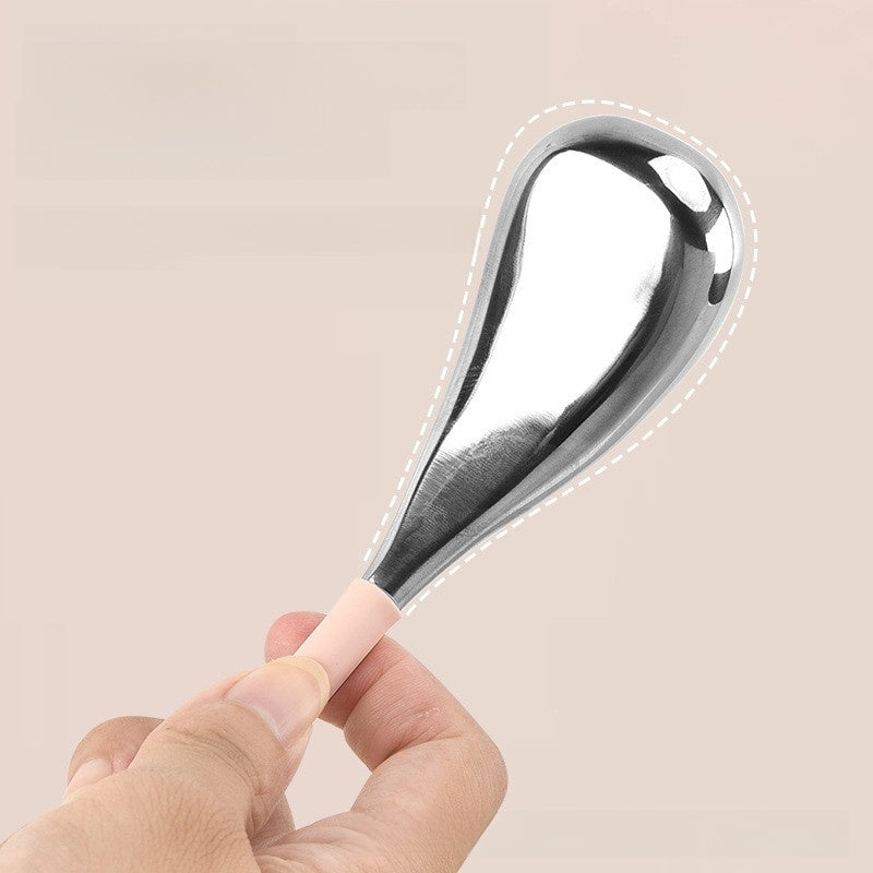 Stainless Steel Facial Ice Ball Massage Spoon