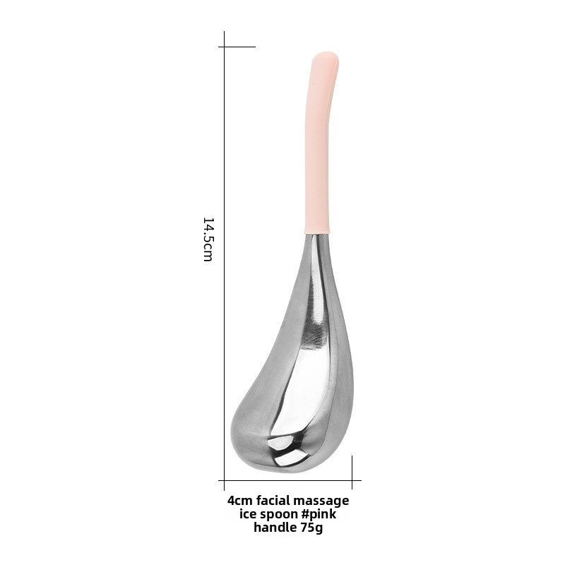 Stainless Steel Facial Ice Ball Massage Spoon