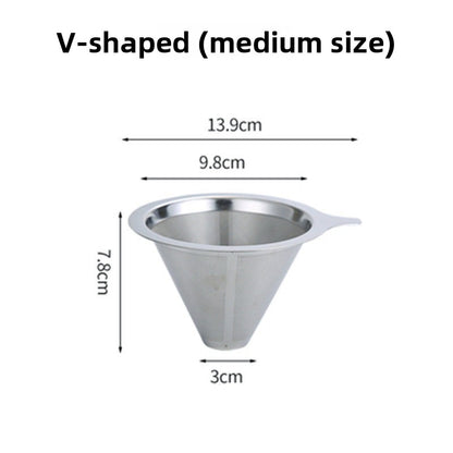 Stainless steel filter screen for coffee filters