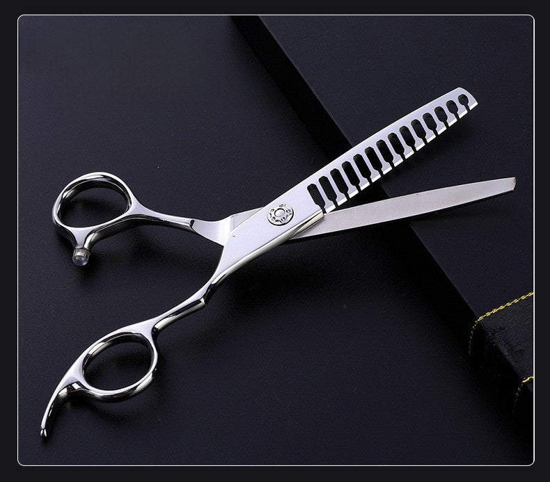Stainless steel flat scissors teeth scissors