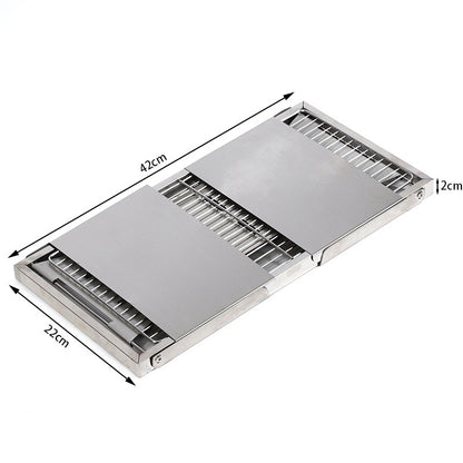Stainless Steel Foldable Charcoal Barbecue Grill