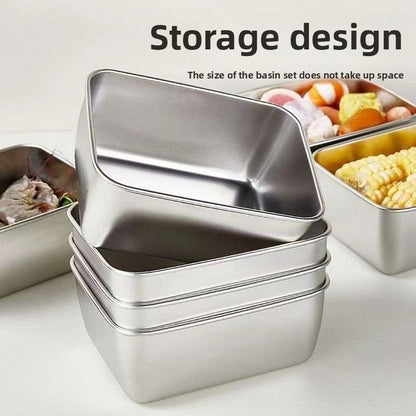 Stainless steel food storage box