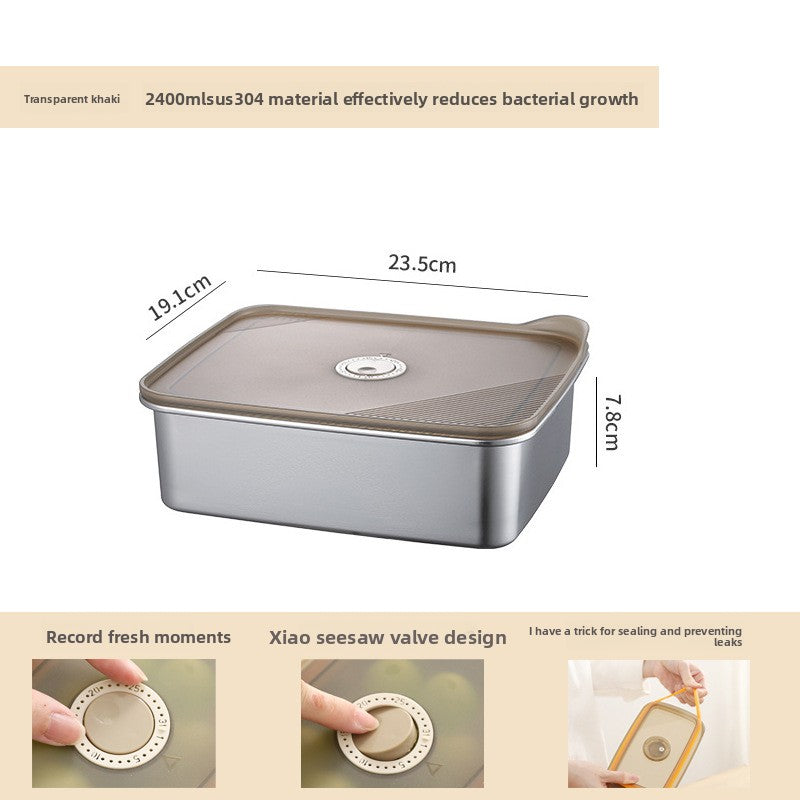 Stainless Steel Food Storage Container
