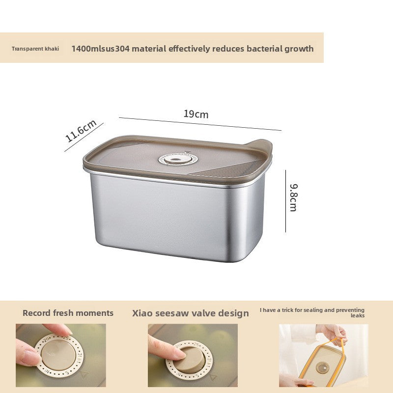 Stainless Steel Food Storage Container
