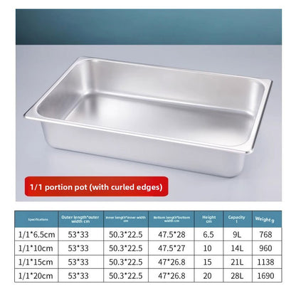 Stainless Steel Food Storage Container with Lid