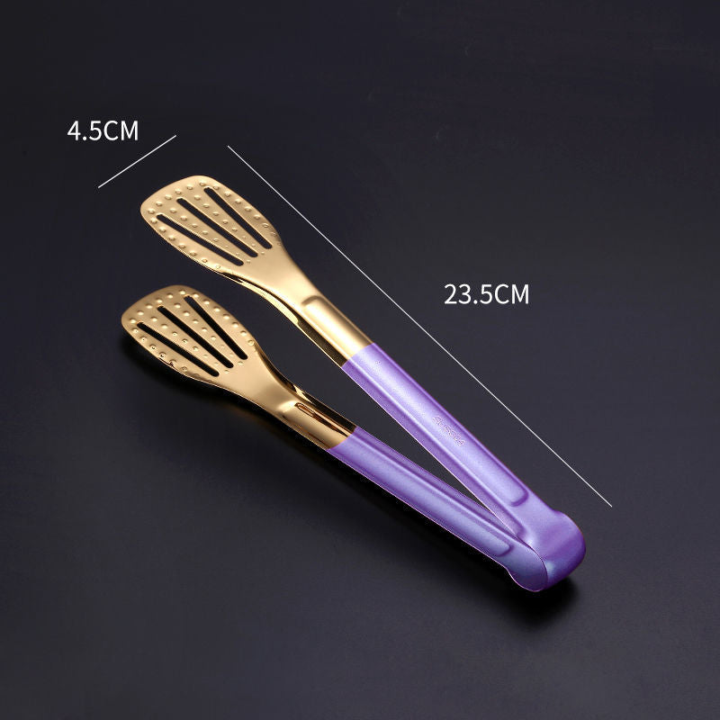 Stainless Steel Food Tongs for Cooking and Grilling