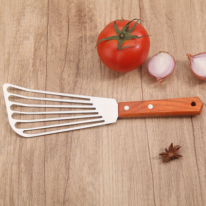 Stainless steel frying fish spatula