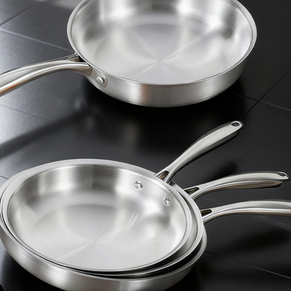 Stainless Steel Frying Pan Physical Non-Stick