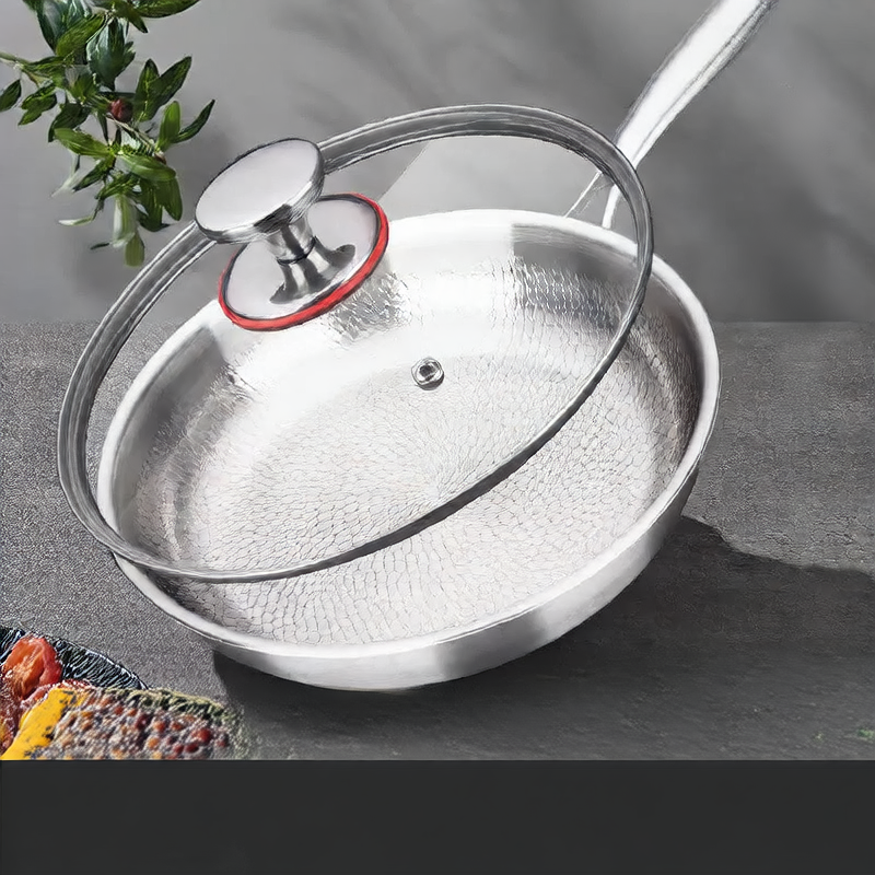 stainless steel frying pan