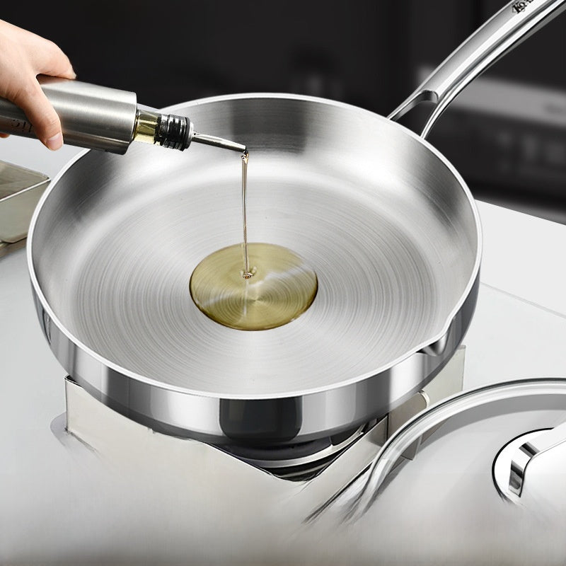 stainless steel frying pan