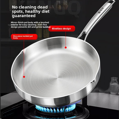 stainless steel frying pan