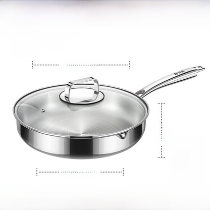 stainless steel frying pan