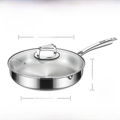 stainless steel frying pan
