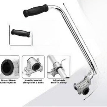 Stainless Steel Garden Lawn Mower Auxiliary Handle