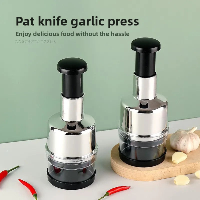 Stainless Steel Garlic Crusher Kitchen Mincer Tool