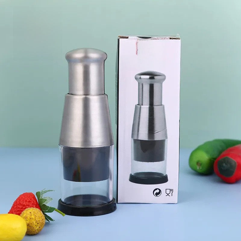 Stainless Steel Garlic Crusher Kitchen Mincer Tool