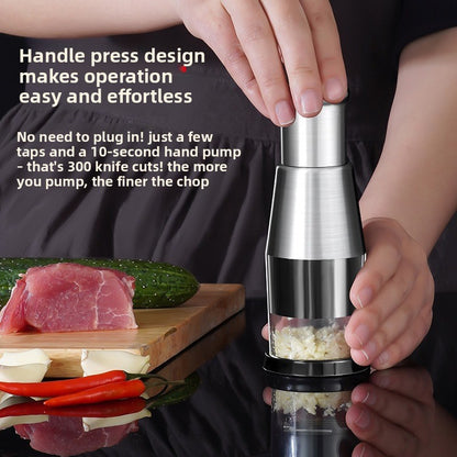 Stainless Steel Garlic Press Multi Function Kitchen Tool