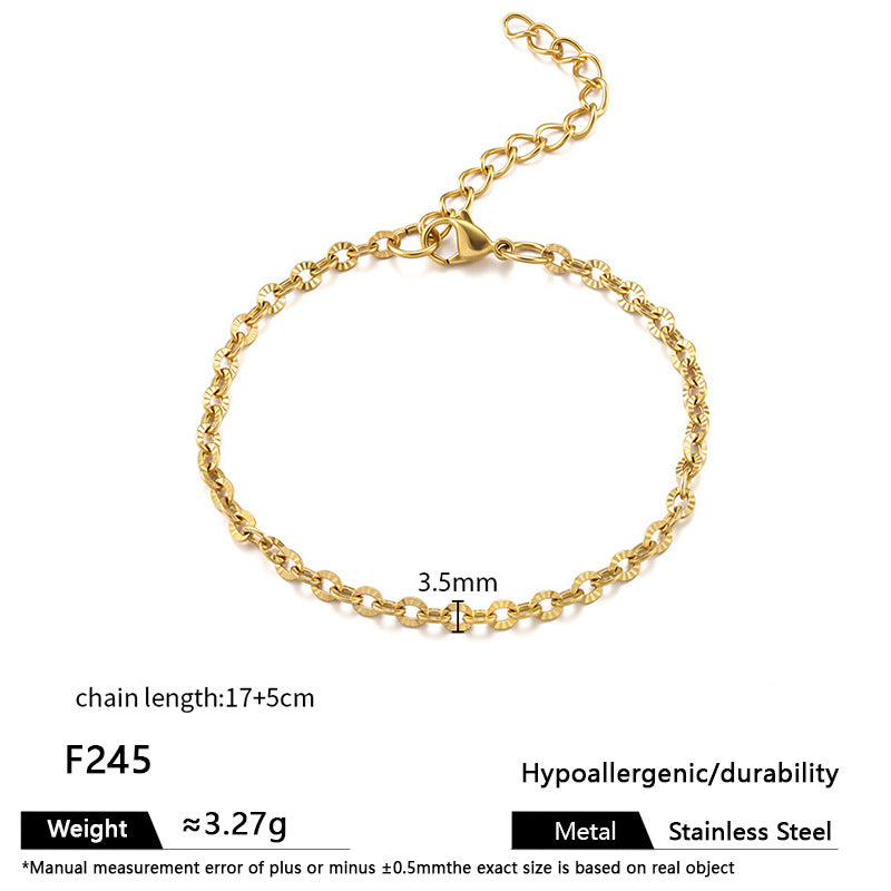 Stainless Steel Geometric Bracelet