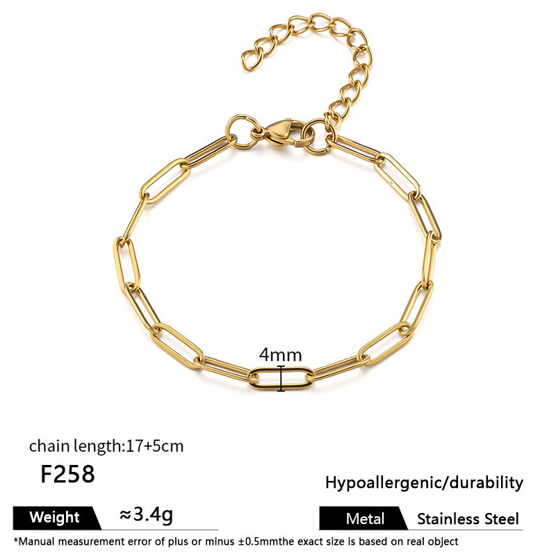 Stainless Steel Geometric Bracelet
