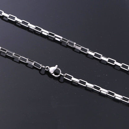 Stainless Steel Geometric Handmade Necklace Chain