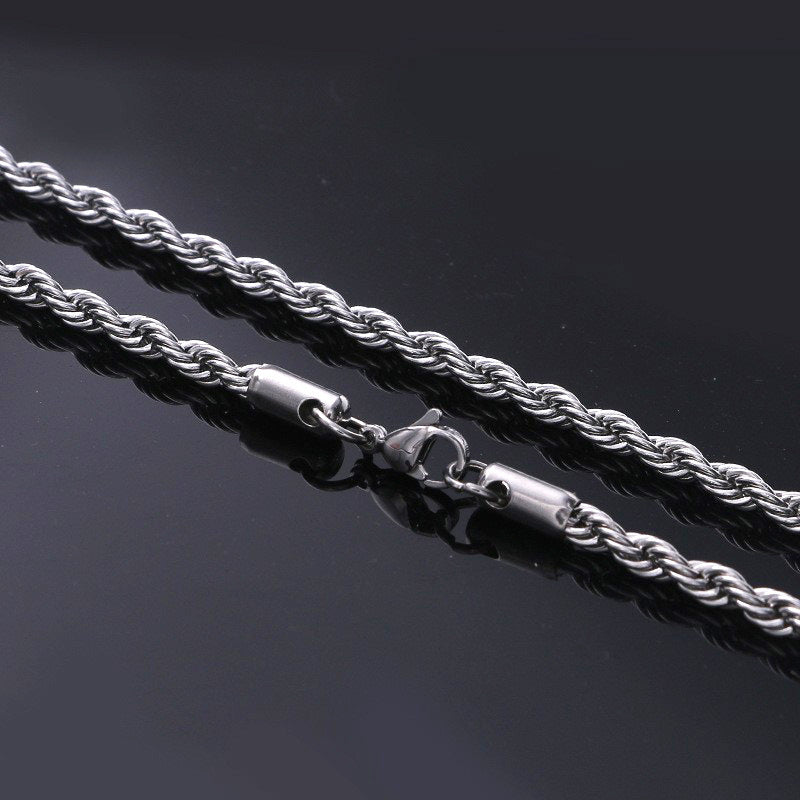 Stainless Steel Geometric Handmade Necklace Chain