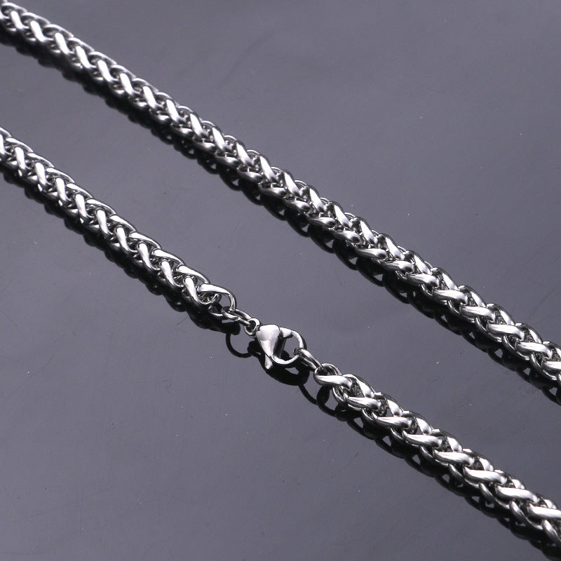 Stainless Steel Geometric Handmade Necklace Chain