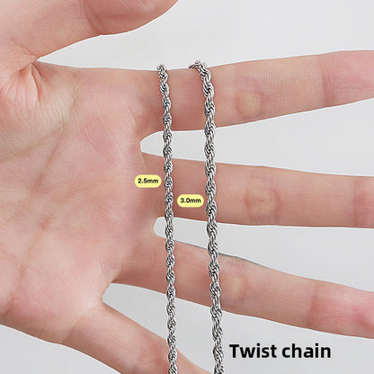 Stainless Steel Geometric Necklace Chain