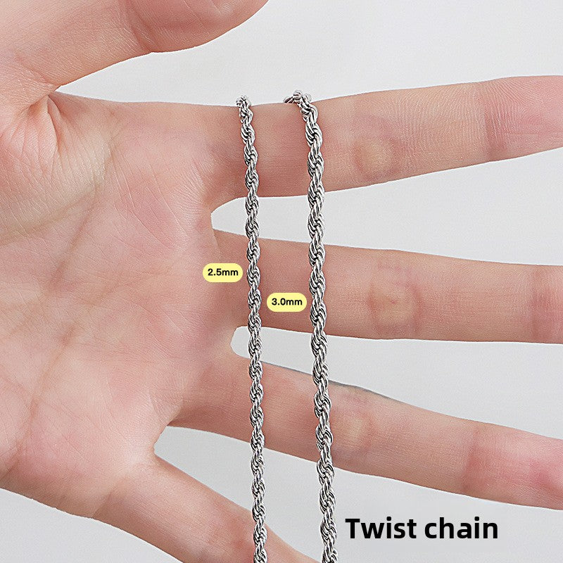 Stainless Steel Geometric Necklace Chain