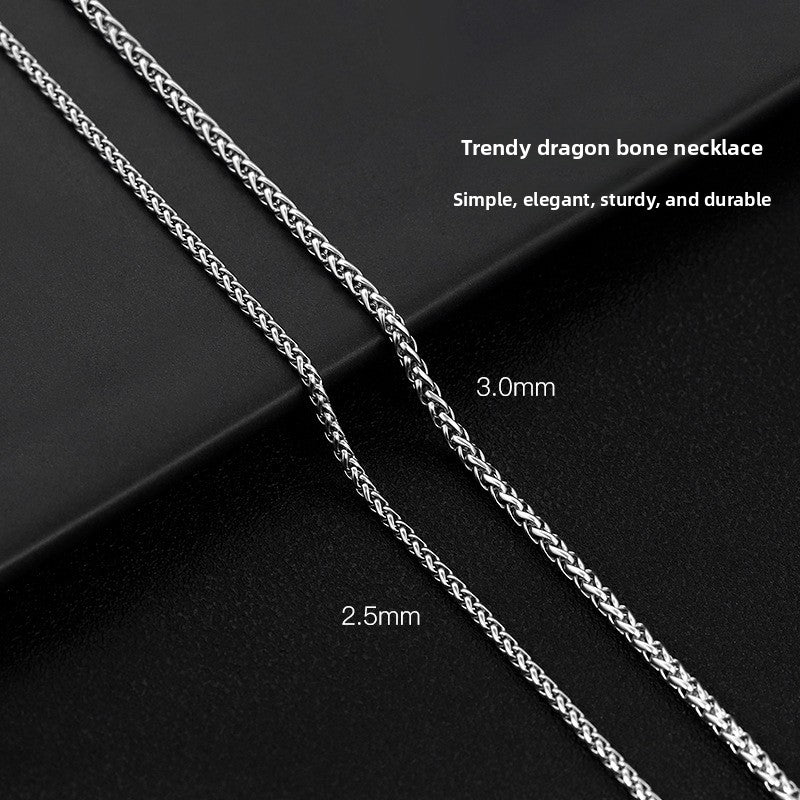 Stainless Steel Geometric Necklace Chain