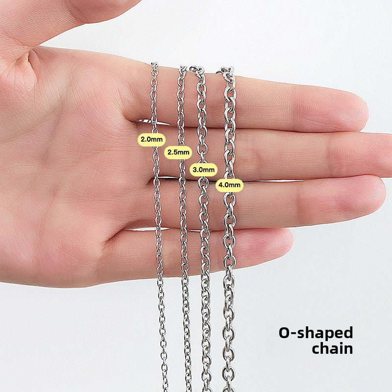 Stainless Steel Geometric Necklace Chain