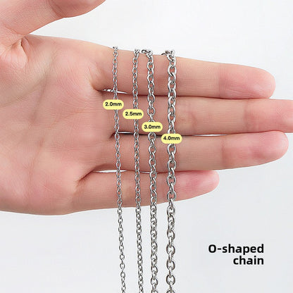 Stainless Steel Geometric Necklace Chain