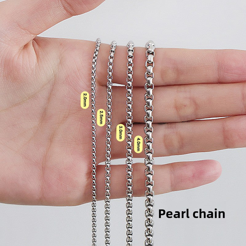 Stainless Steel Geometric Necklace Chain