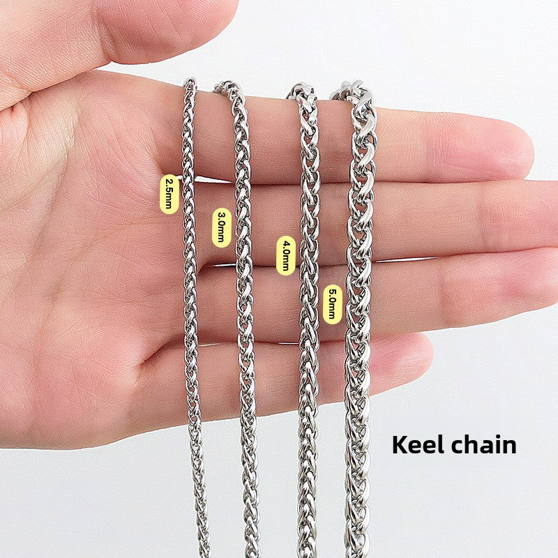 Stainless Steel Geometric Necklace Chain