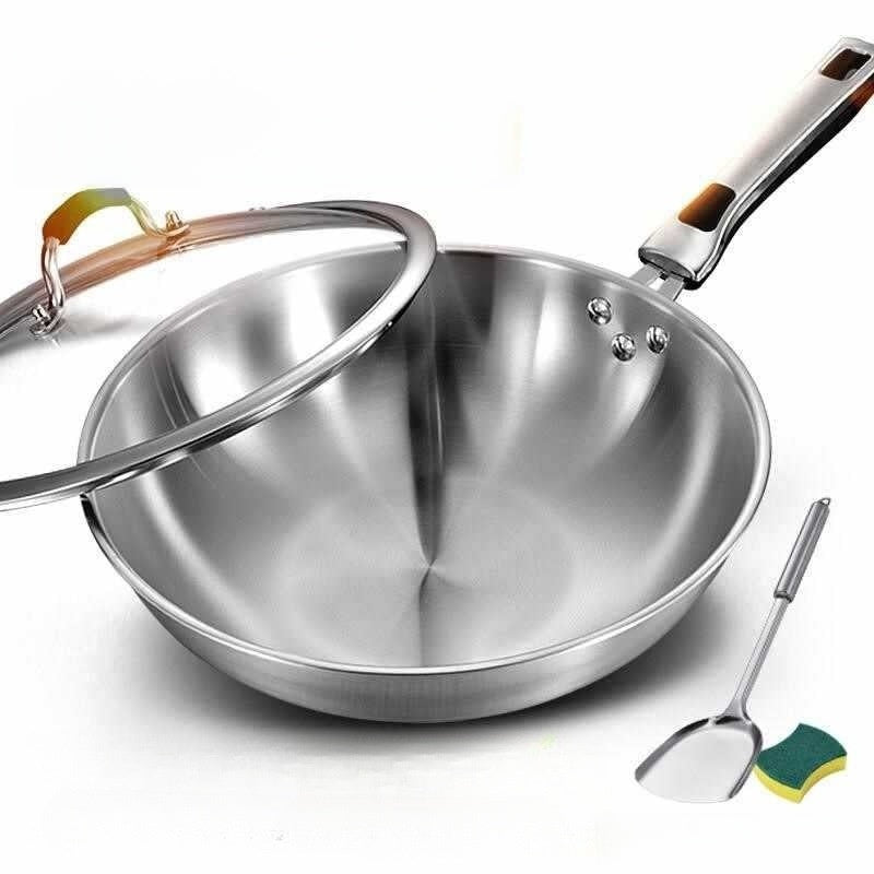 Stainless Steel German Wok