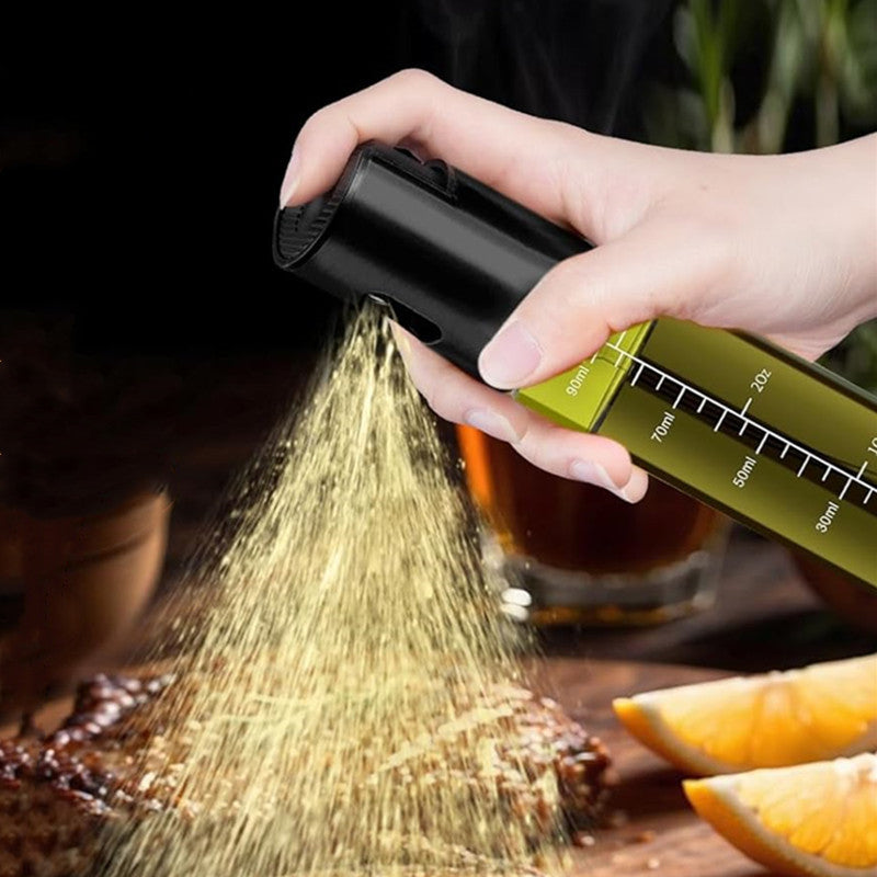Stainless Steel Glass Oil Spray Bottle with Atomizing Nozzle