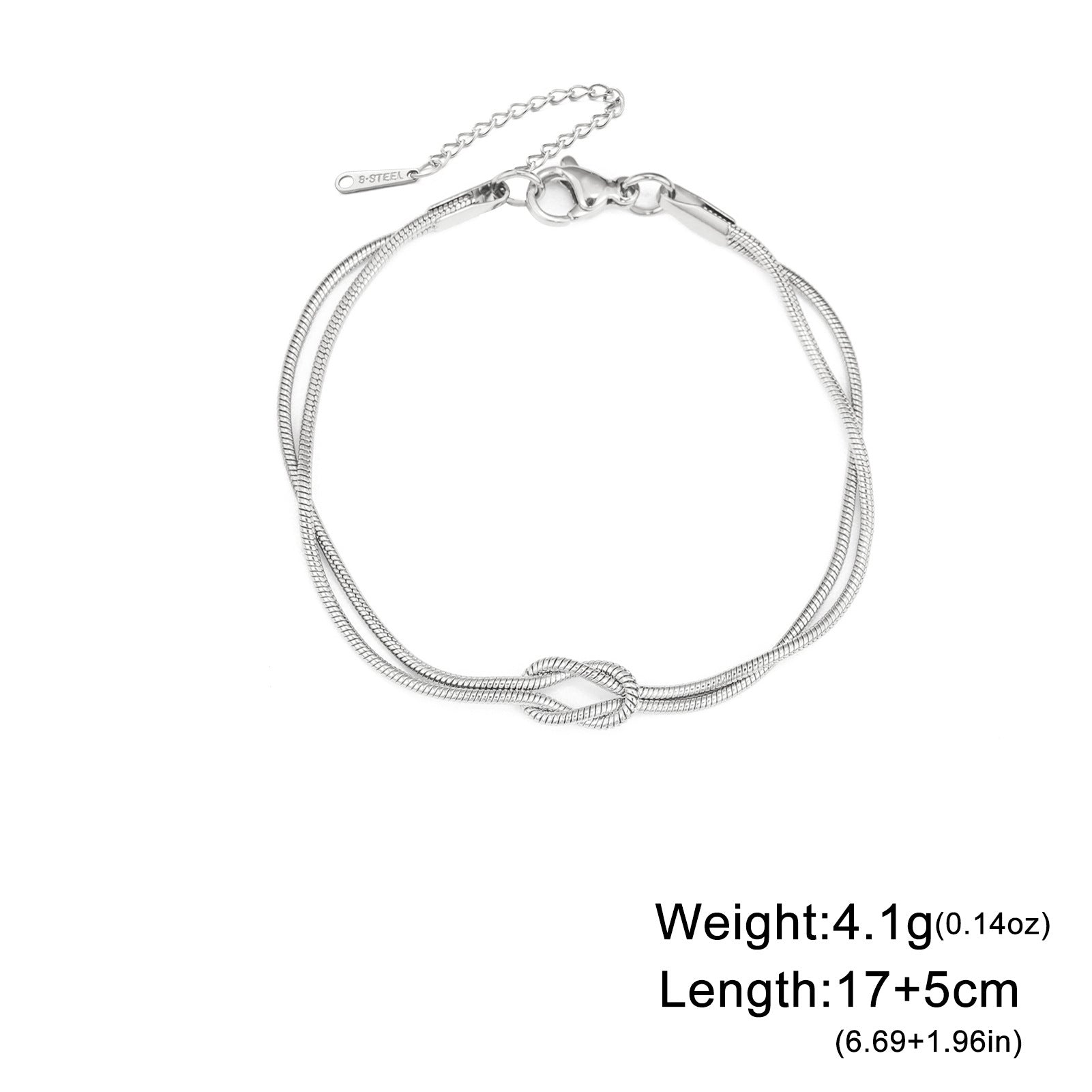 Stainless steel gold bracelet