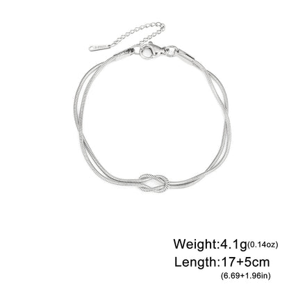 Stainless steel gold bracelet