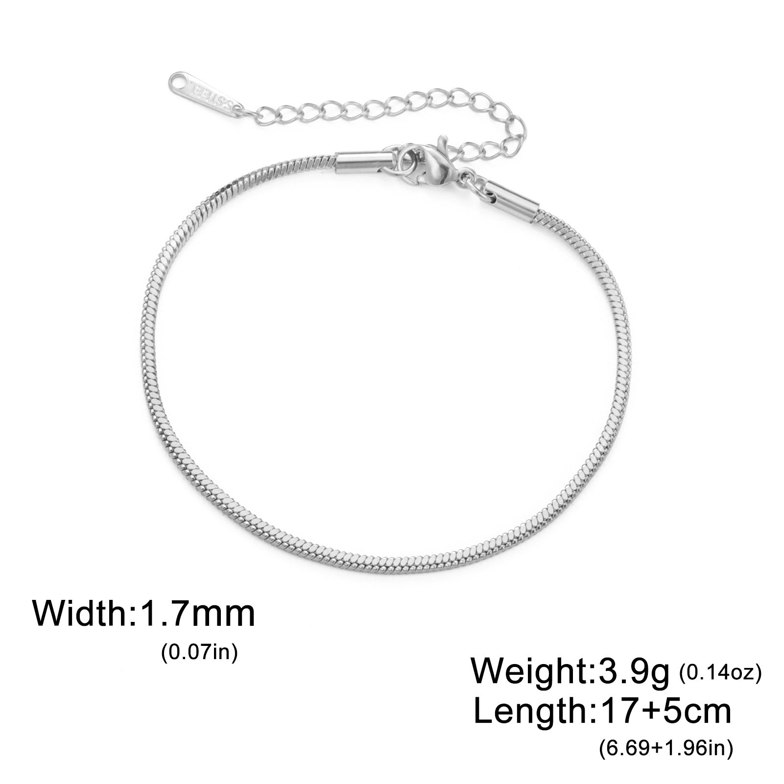 Stainless steel gold bracelet
