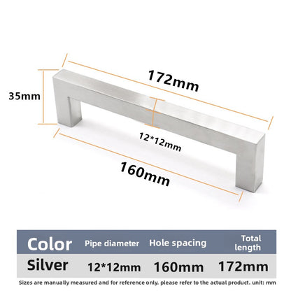 stainless steel handle