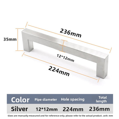 stainless steel handle