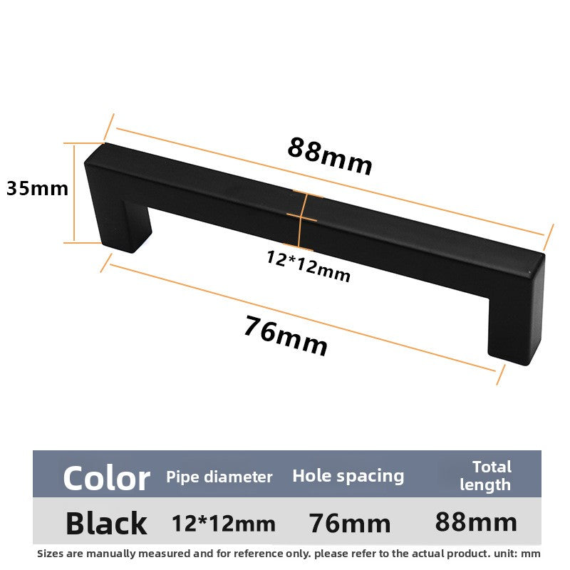stainless steel handle