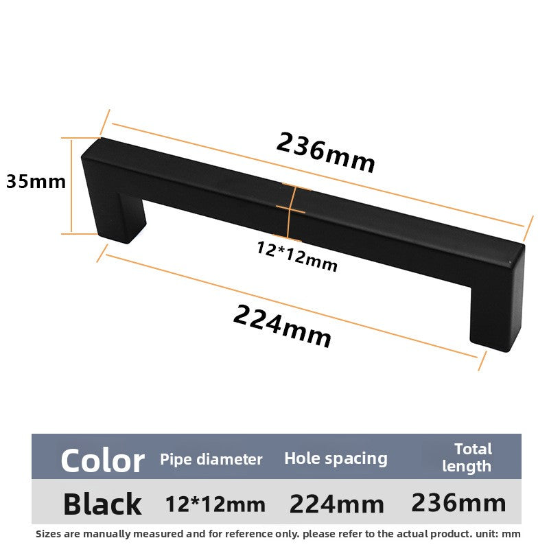 stainless steel handle