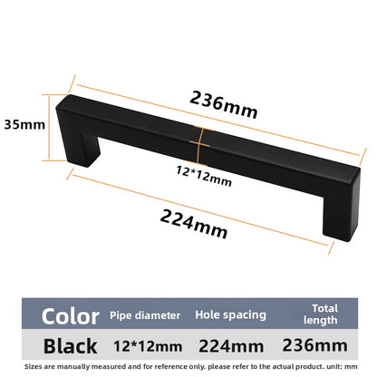stainless steel handle