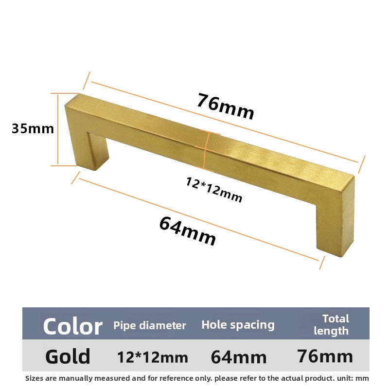 stainless steel handle