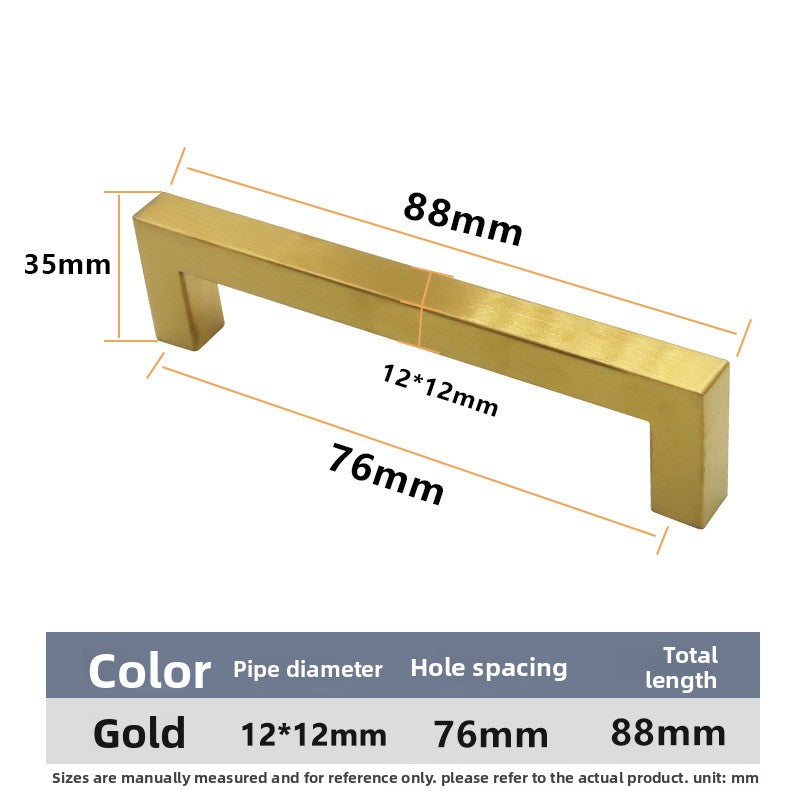 stainless steel handle