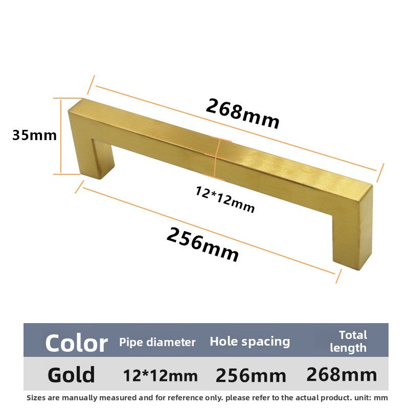 stainless steel handle