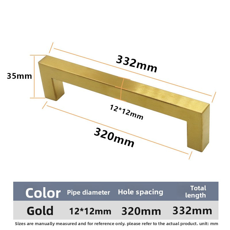 stainless steel handle