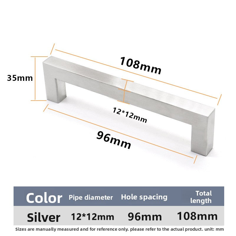 stainless steel handle
