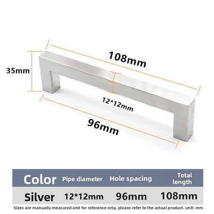 stainless steel handle