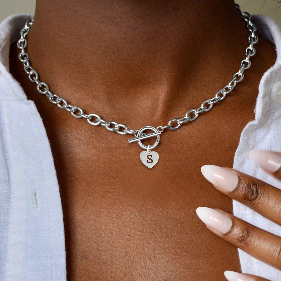 Stainless Steel Heart Necklace